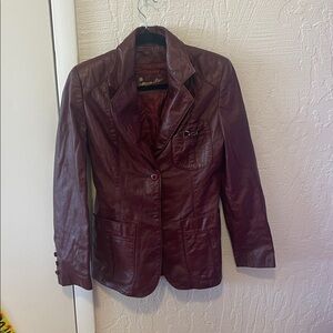 Vintage Etinne Aigner Leather Jacket